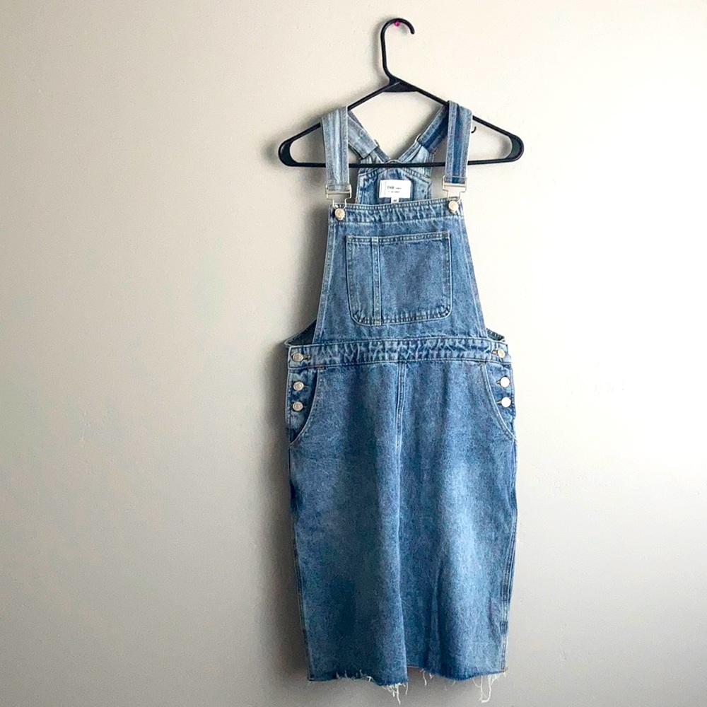 Denim Overall Dress 👗😍